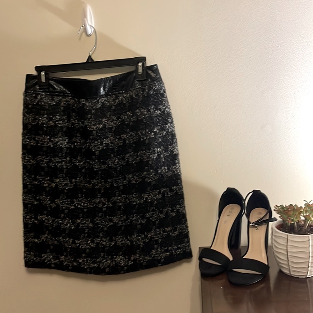 Tory Burch Tweed Pencil Skirt
